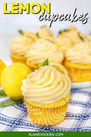 Image result for lemon cupcake