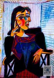 Image result for Pablo Picasso, Portrait of Dora Maar
