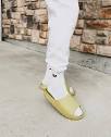 Amazon.com | adidas Mens Yeezy Slide HQ6448 Onyx - Size 4 | Sandals