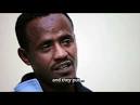 An Eritrean refugee talks