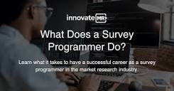 What Does a Survey Programmer Do? | InnovateMR