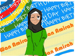 Happy Birthday,Wan Amirah! by ~RaineYellow on deviantART - happy_birthday_wan_amirah__by_raineyellow-d56svgn