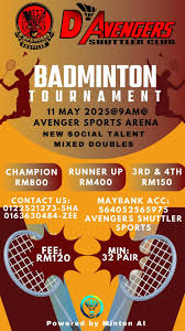 Image result for Avengers Badminton Club