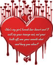 Heart Break Comments, Graphics