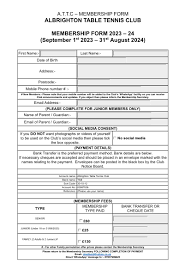 Image result for Albrighton Table Tennis Club