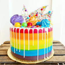 Image result for rainbow cake
