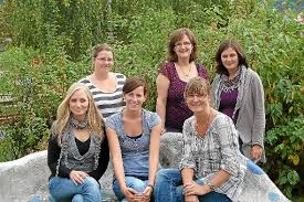 Im \u0026quot;Sternschnuppen-Team\u0026quot; gab es einige Wechsel (vorne von links): Natalie Schwan (neue Leiterin), Raissa Müller (neu) und Melanie Armbruster (neue ...