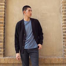 Image result for Мужская толстовка neck button black