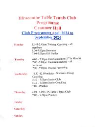 Image result for Ilfracombe Table Tennis Club