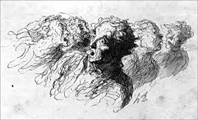 Image result for riot scene by honore-daumier
