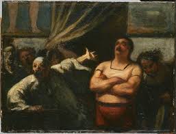 Image result for riot scene by honore-daumier
