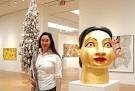 Zara Porter-Hill of Sotheby's with contemporary Indian art - f10sindconlady