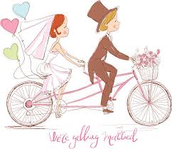 Image result for bicycle wedding