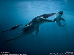 Pogledajte kako samo morski pas postaje plijen većem predatoru. No kasnije, nama svima poznati morski pas Megalodon koji je najveći ikada, izaziva iste ... - wallpaperlg21ue0