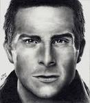 Drawing of Bear Grylls