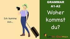 Learn German | German Grammar | Where are you from? | Woher kommst ...