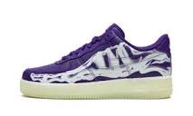 Nike Air Force 1 Low '07 QS "Purple Skeleton Halloween" - Stadium ...