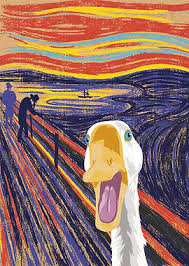 Image result for "the scream" parody