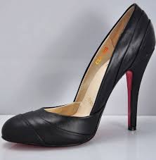 Christian Louboutin black leather pumps [Pumps-122] - $117.30 ...