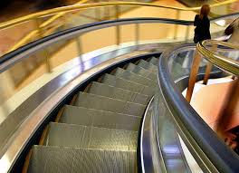 Image result for spiral escalator