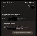 Pixel 7 Pro - All contacts are gone - restore not working - Google ...