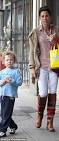 Minnie Driver enjoys lunch date with her 4-year-old son Henry at