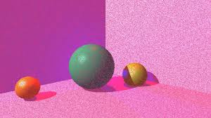 Image result for sphere checkered plane raytrace