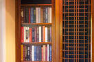 Hidden Media Library - traditional - media room - san francisco ...