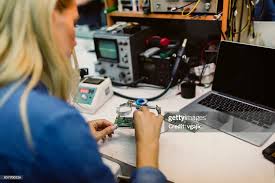 Image result for woman soldering