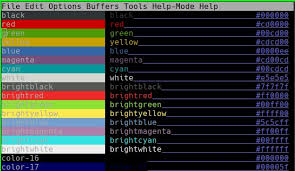 Image result for emacs color scheme