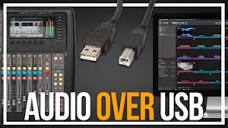 How To Send Computer Audio To Behringer X32 Over A USB Cable - YouTube