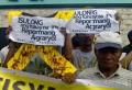 TAGA-ILOG NEWS: Hacienda Luisita Farmers, Students March to ...