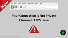 How to Fix Your Connection is Not Private Google Chrome - YouTube