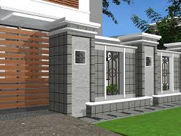 Desain Pagar Rumah Minimalis Modern 2014