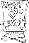 Valentines Day coloring page