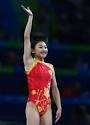 He Wenna wins first Olympic trampoline gold for host ...