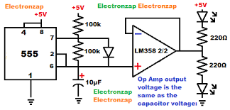 Image result for fade led 555 circuit