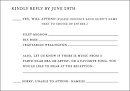 RSVP CARDS – Etiquette and Tips | Emily Rose Papers