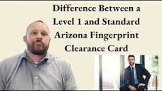 Difference Between Level I and Standard Arizona Fingerprint ...