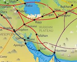 Image result for silk road map