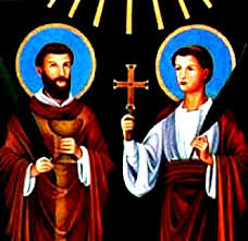Image result for Saints Marcellinus and Peter