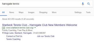 Image result for Starbeck Tennis Club