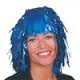 Wig: Zena Black With Purple - Aura Fancy Dress Accessories - wig-tinsel-wig-blue-pbh
