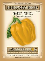 Afbeeldingsresultaat voor californian wonder golden sweet pepper