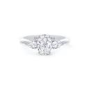 DB Classic Oval-Shaped Centre with Pear-Shaped Side Stones Diamond ...