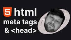 Meta Tags and The Head of HTML Documents - YouTube