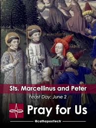 Image result for Saints Marcellinus and Peter