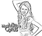 Hannah Montana coloring page