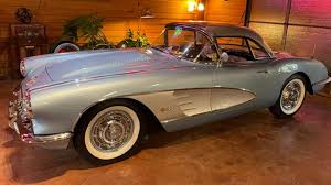 Image result for Silver Blue 1958 Chevrolet
