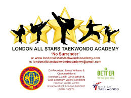 Image result for ENGLISH INTERNATIONAL ALLSTYLES TAEKWONDO